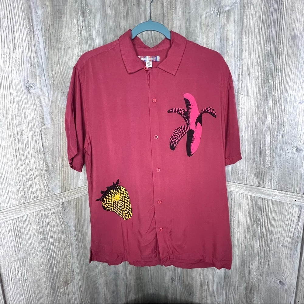 Urban Outfitters Pop Art Camp Collar Shirt